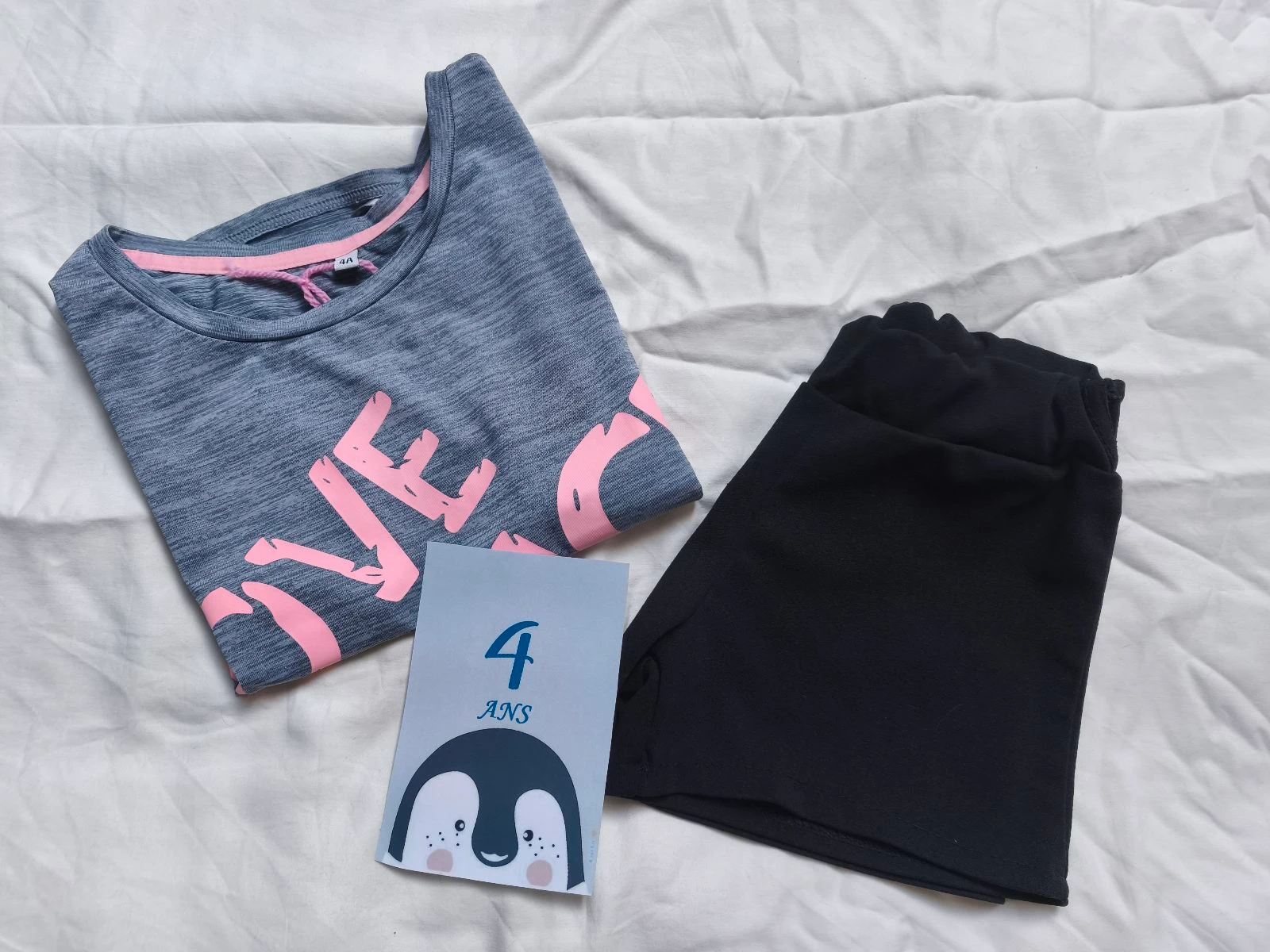 Ensemble sport fille (4 ans)